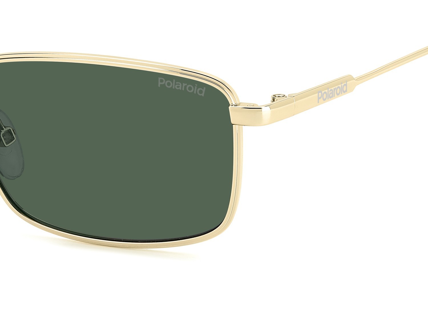 Occhiali da sole Polaroid Pld 6227/S 207364 J5G UC colore gold forma rettangolare lenti green polarized