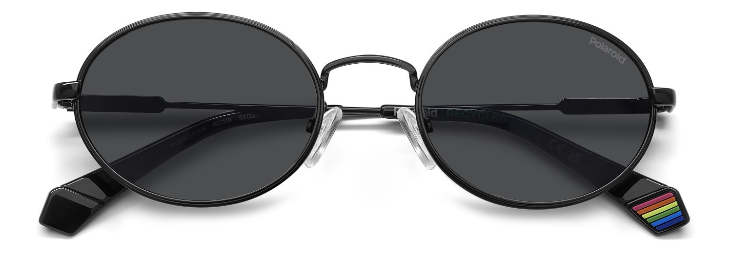 Occhiali da sole Polaroid Pld 6228/S 207365 807 M9 colore black forma ovale lenti grey polarized