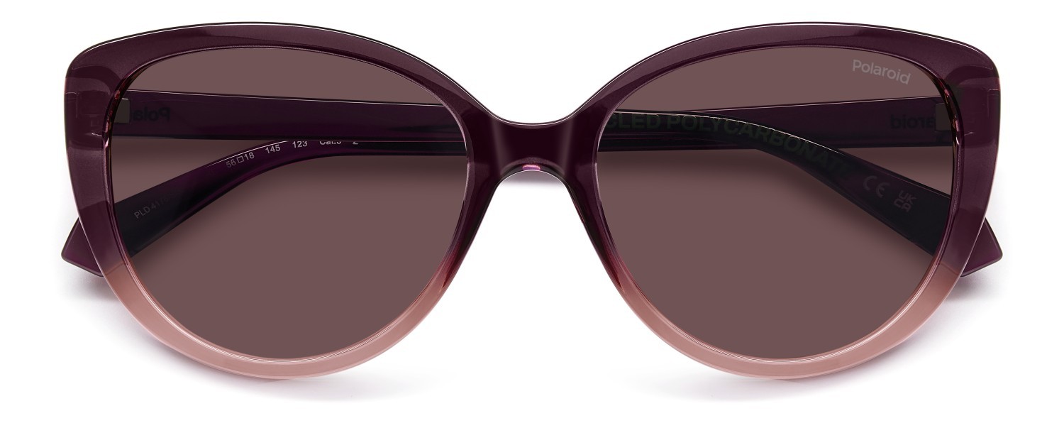 Sonnenbrillen Polaroid Pld 4176/S 207366 B3V KL farbe violet form cat-eye gläser violet polarized