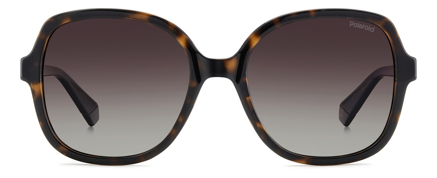 Sunglasses Polaroid Pld 4177/S 207367 086 LA color havana shape square lenses brown shaded polarized