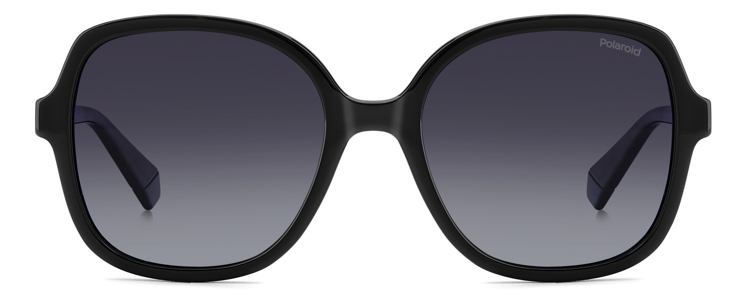 Sunglasses Polaroid Pld 4177/S 207367 807 WJ color black shape square lenses grey shaded polarized