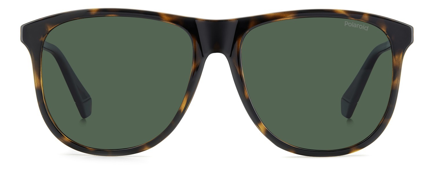 Occhiali da sole Polaroid Pld 4178/S 207368 086 UC colore havana forma rettangolare lenti green polarized