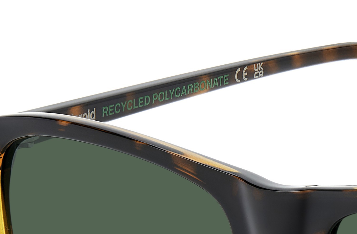 Occhiali da sole Polaroid Pld 4178/S 207368 086 UC colore havana forma rettangolare lenti green polarized