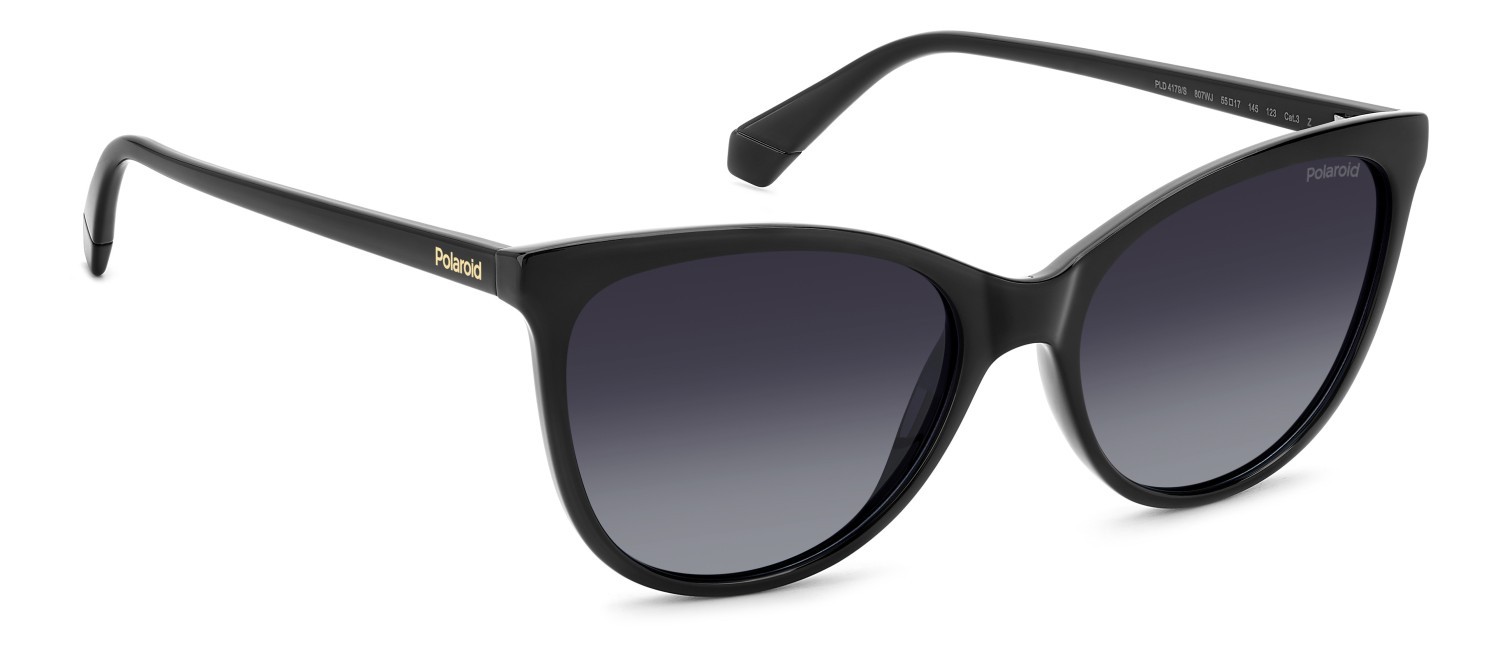 Occhiali da sole Polaroid Pld 4179/S 207369 807 WJ colore black forma cat eye lenti grey shaded polarized