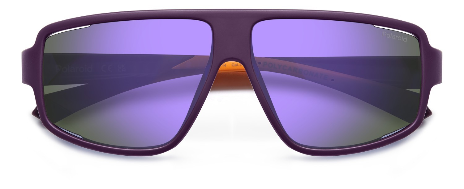 Sonnenbrillen Polaroid Pld 7054/S 207371 1JZ MF farbe matte violet form rechteckig gläser violet mirror polarized