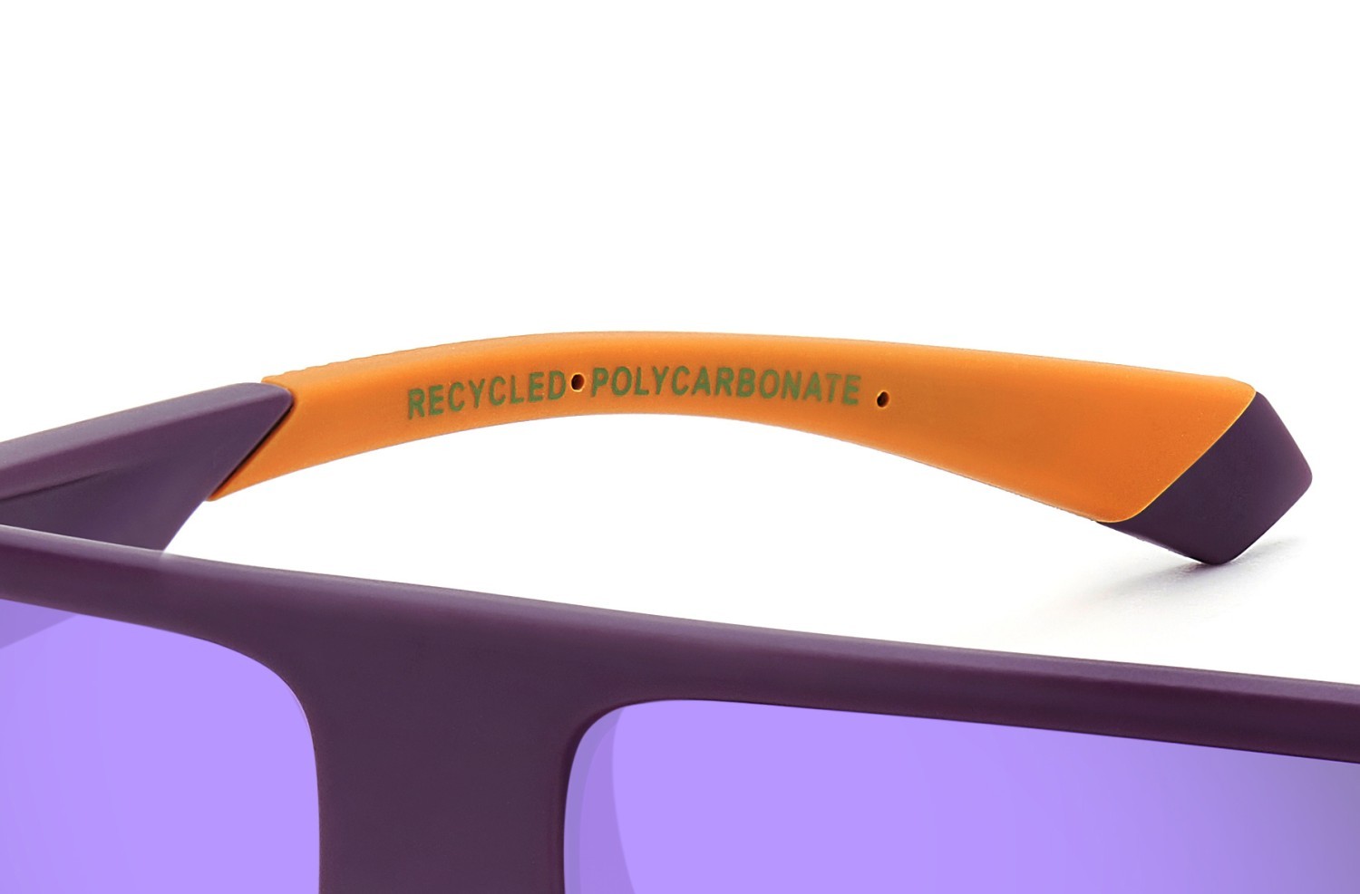 Sonnenbrillen Polaroid Pld 7054/S 207371 1JZ MF farbe matte violet form rechteckig gläser violet mirror polarized