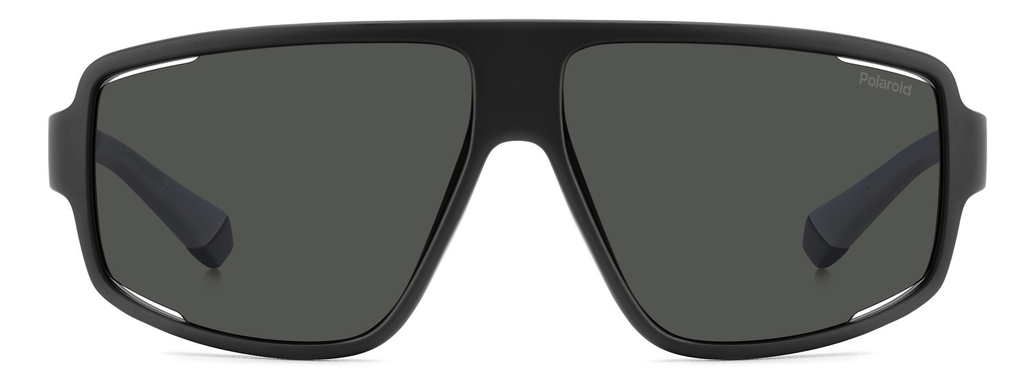 Sunglasses Polaroid Pld 7054/S 207371 O6W M9 color matte black grey shape rectangle lenses grey polarized