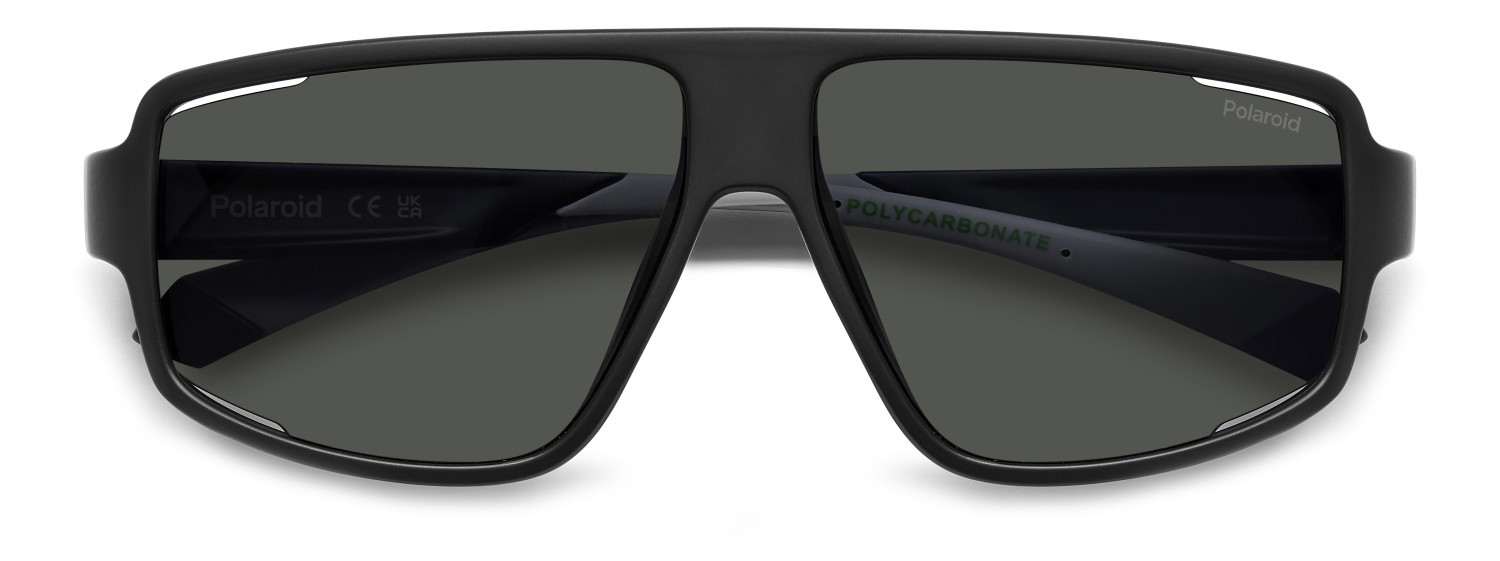 Sunglasses Polaroid Pld 7054/S 207371 O6W M9 color matte black grey shape rectangle lenses grey polarized