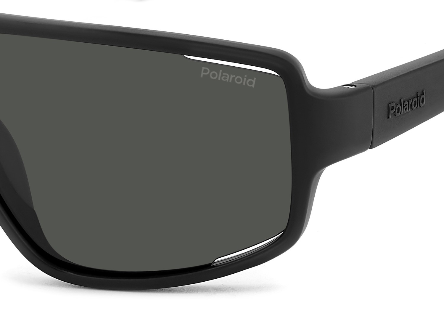 Sunglasses Polaroid Pld 7054/S 207371 O6W M9 color matte black grey shape rectangle lenses grey polarized