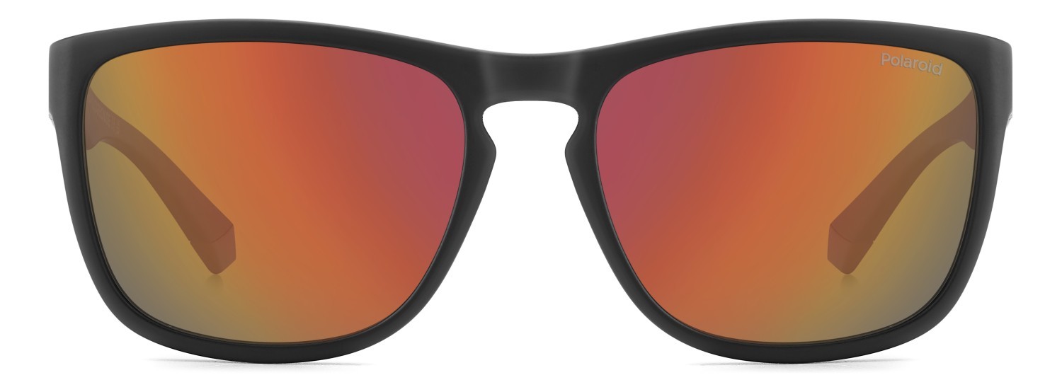 Occhiali da sole Polaroid Pld 2161/S 207372 OIT OZ colore black red forma rettangolare lenti red multilayer polarized