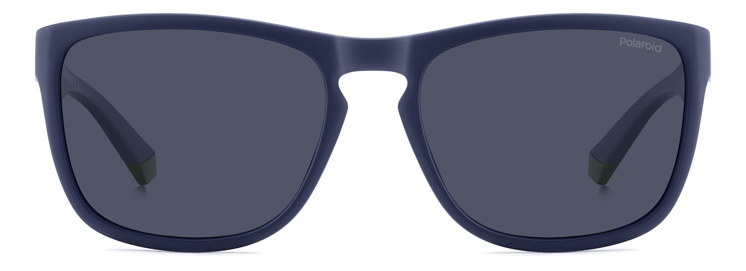 Occhiali da sole Polaroid Pld 2161/S 207372 RCT C3 colore matt blue forma rettangolare lenti blue polarized
