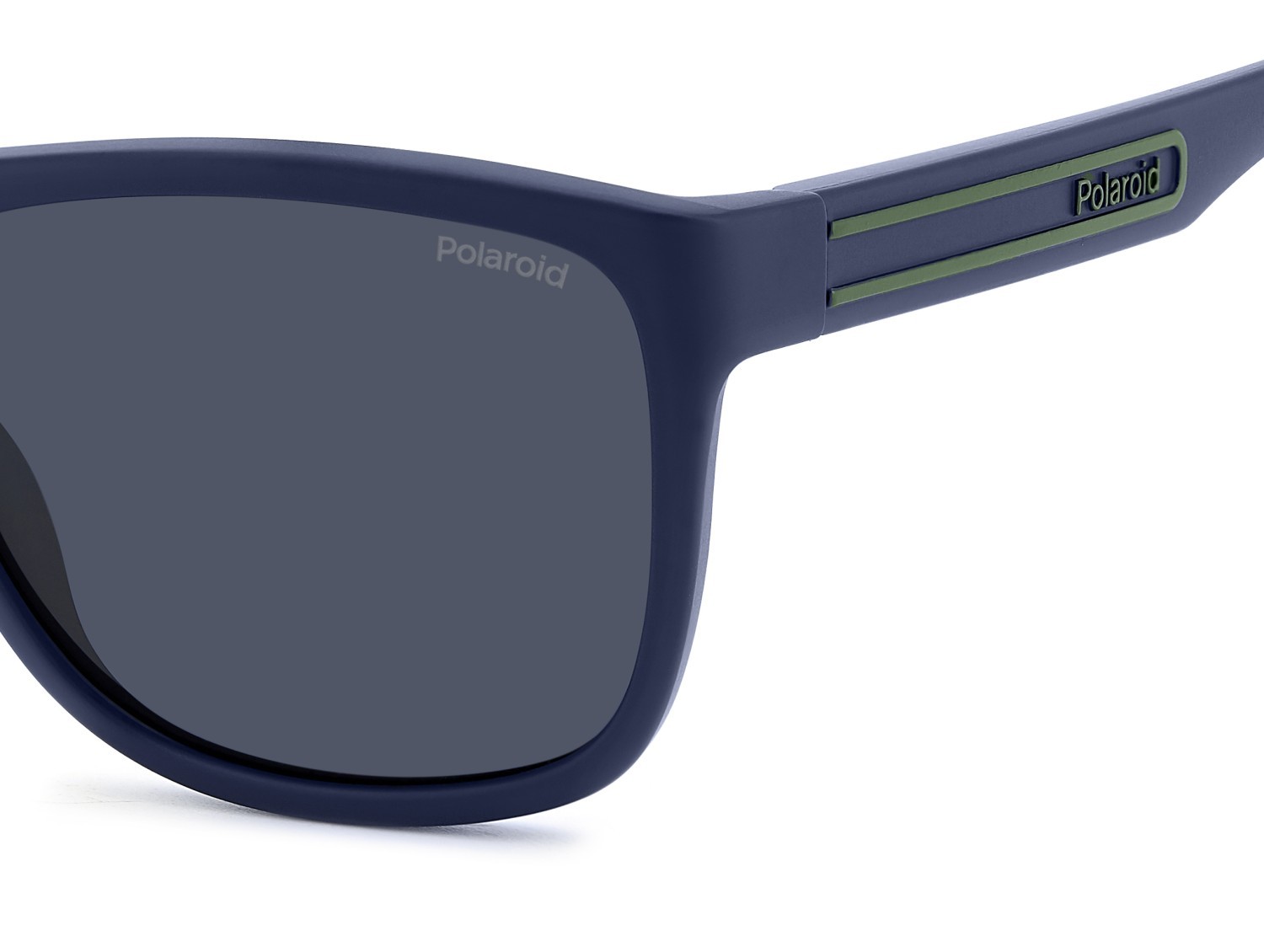 Occhiali da sole Polaroid Pld 2161/S 207372 RCT C3 colore matt blue forma rettangolare lenti blue polarized