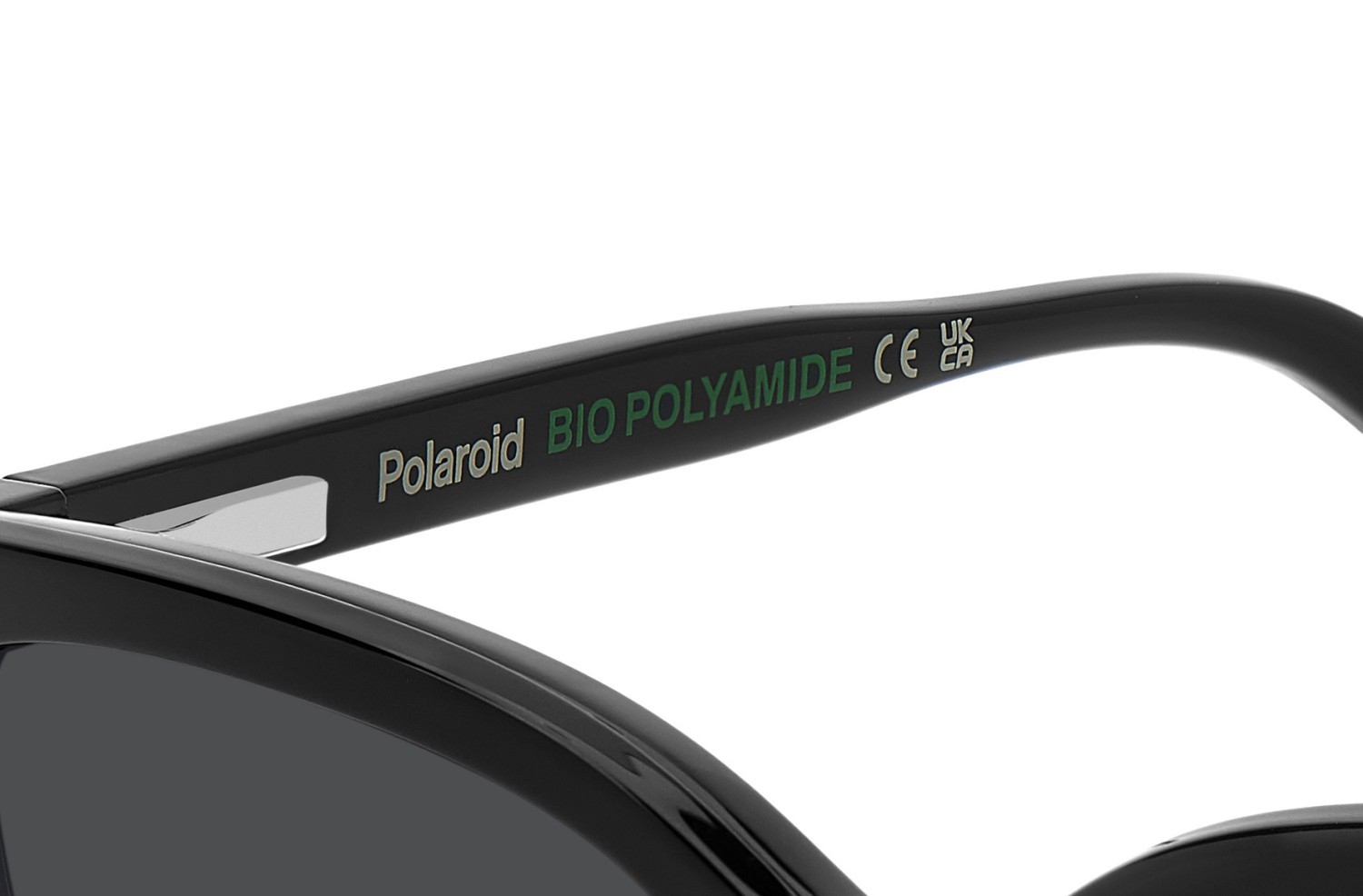 Eyeglasses Polaroid Pld 6229/CS 207375 807 color black shape rectangle lenses grey polarized