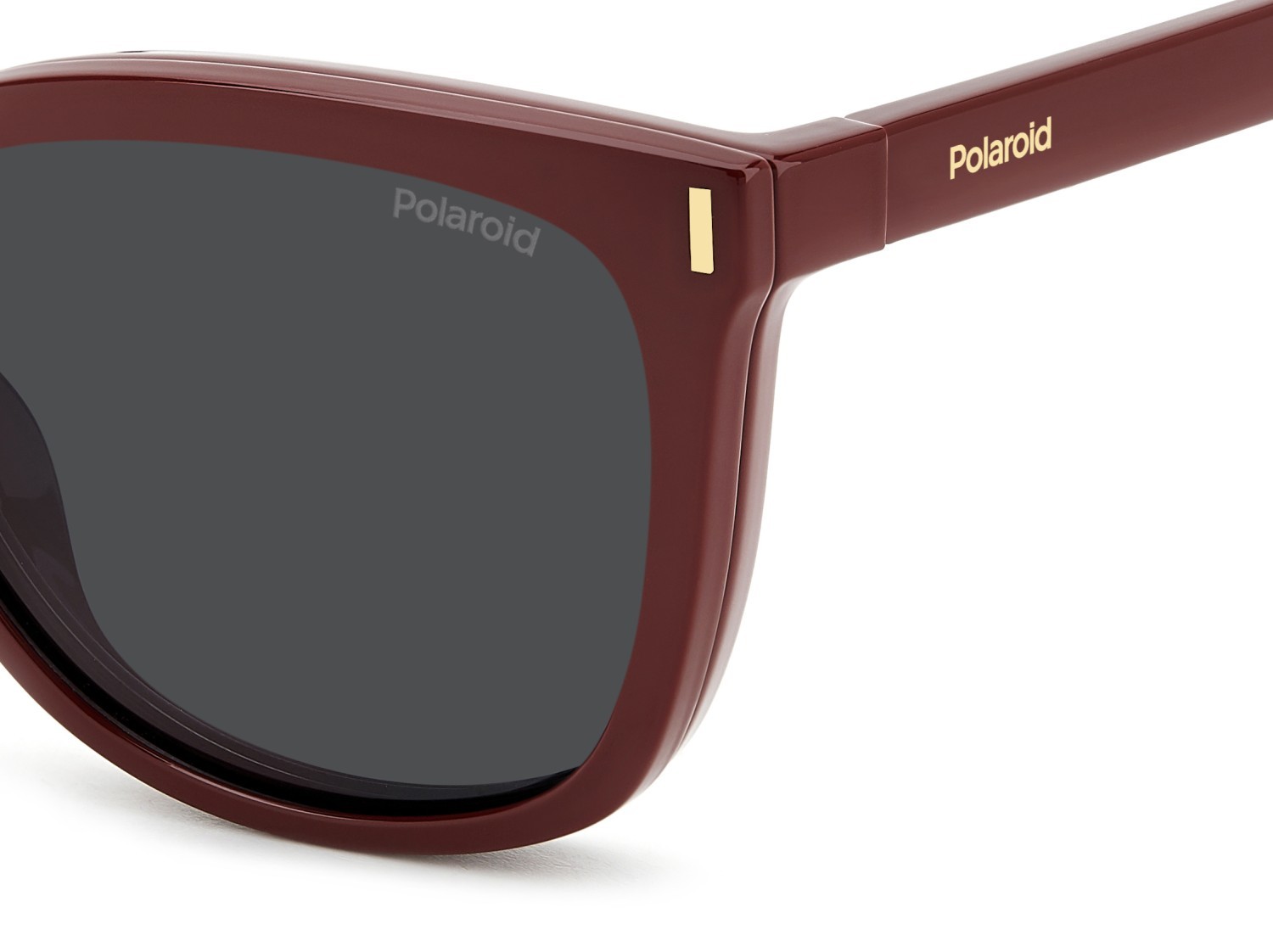 Eyeglasses Polaroid Pld 6229/CS 207375 C9A color red shape rectangle lenses grey polarized