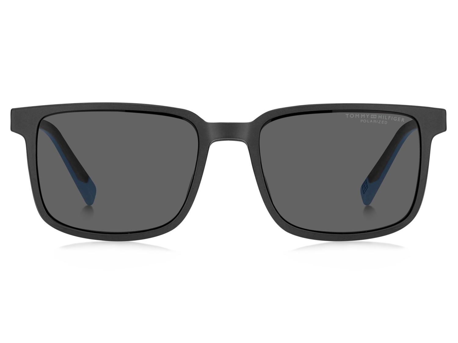 Occhiali da vista Tommy Hilfiger Th 2145/CS 207378 09V colore grey blue forma rettangolare lenti grey polarized
