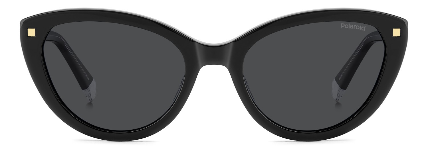 Sunglasses Polaroid Pld 4175/S 207381 807 M9 color black shape cat eye lenses grey polarized