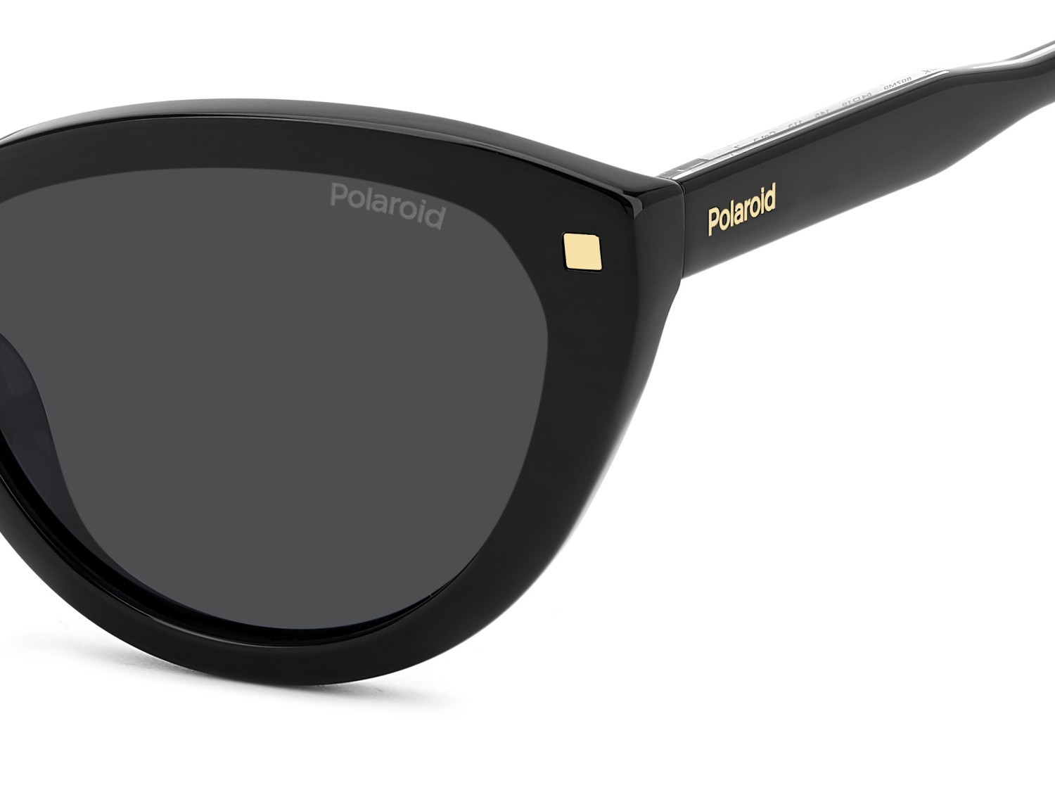 Sunglasses Polaroid Pld 4175/S 207381 807 M9 color black shape cat eye lenses grey polarized