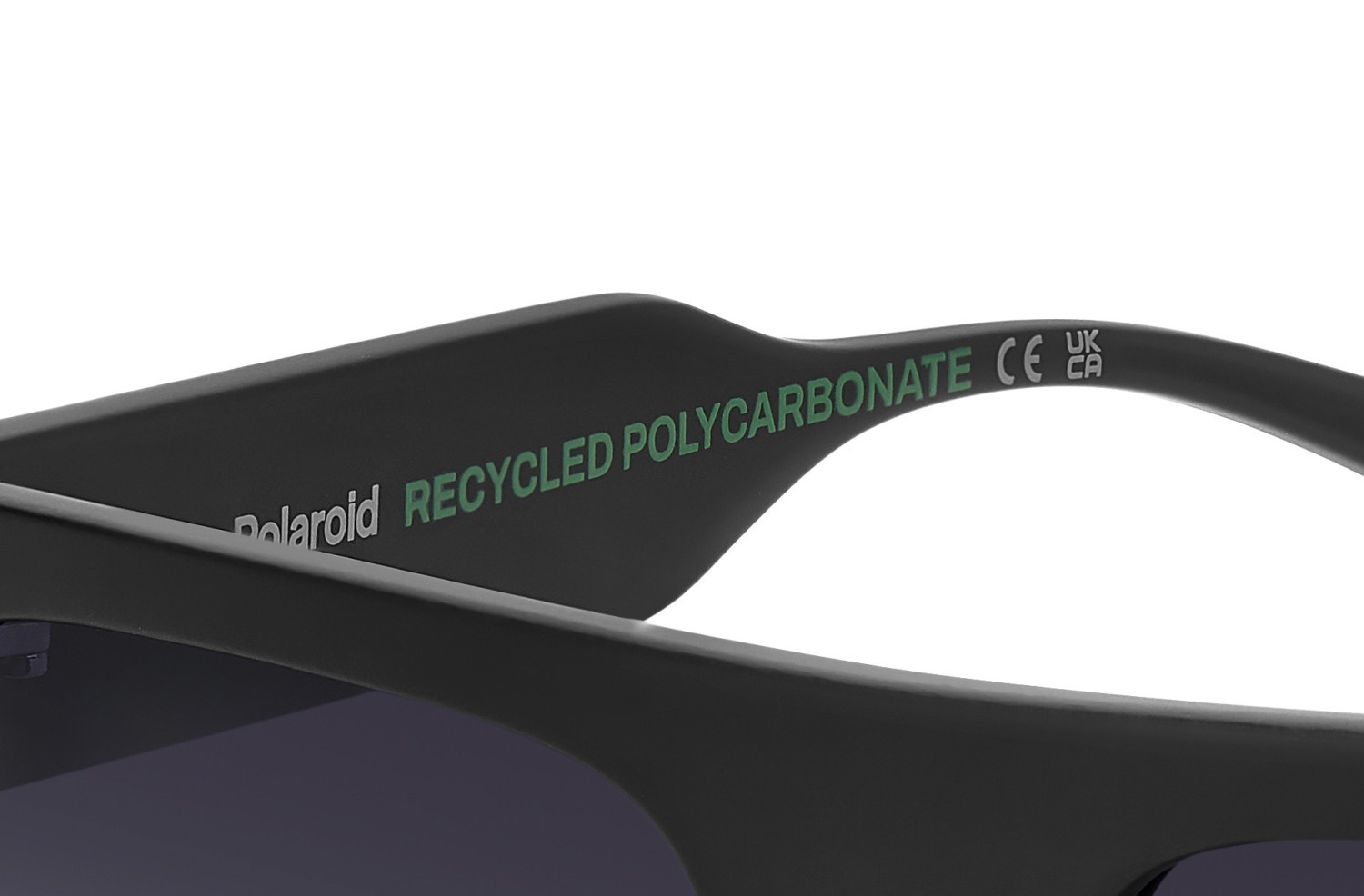 Sunglasses Polaroid Pld 6224/S 207382 003 WJ color matte black shape rectangle lenses grey shaded polarized