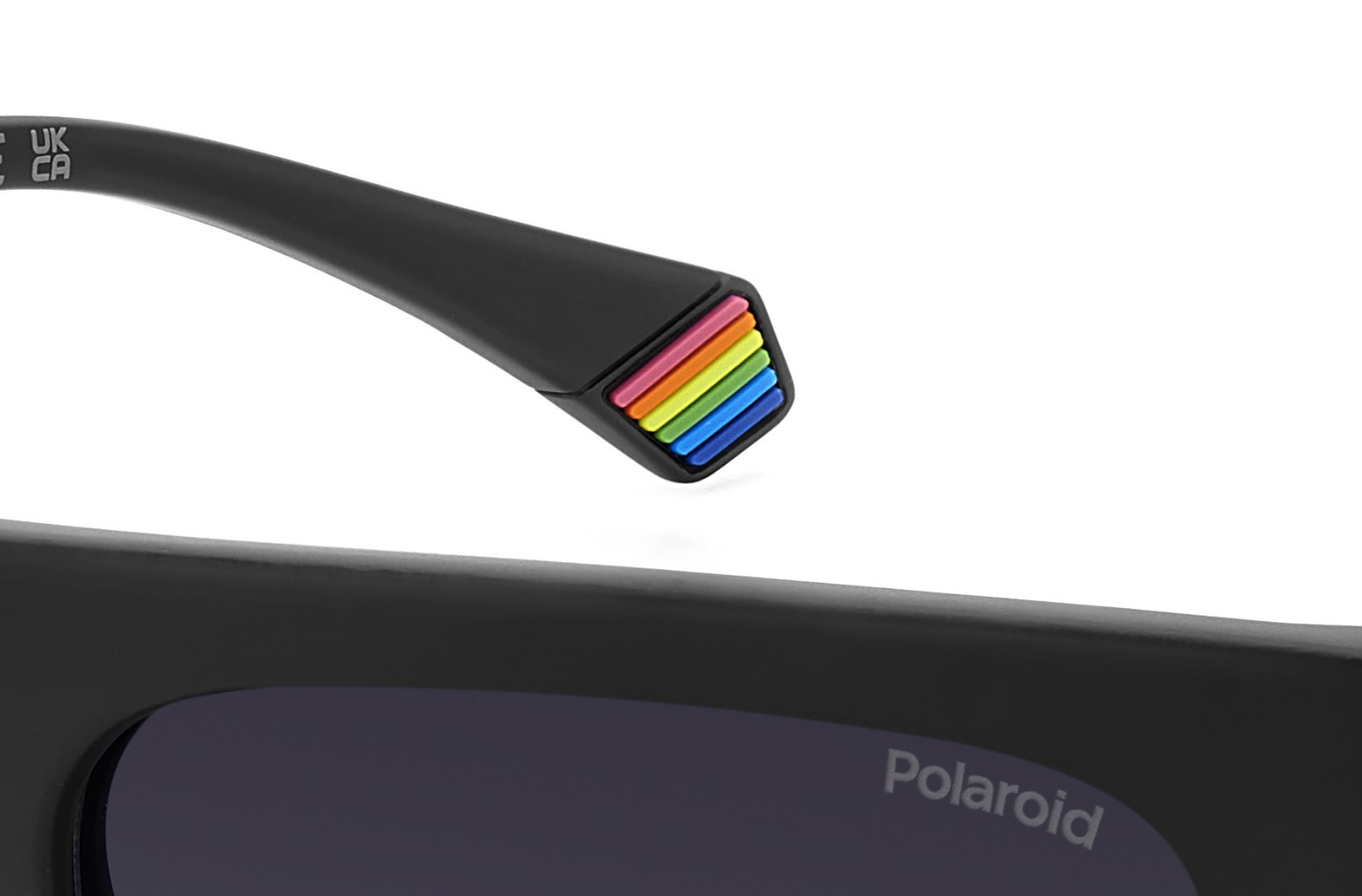 Sunglasses Polaroid Pld 6224/S 207382 003 WJ color matte black shape rectangle lenses grey shaded polarized