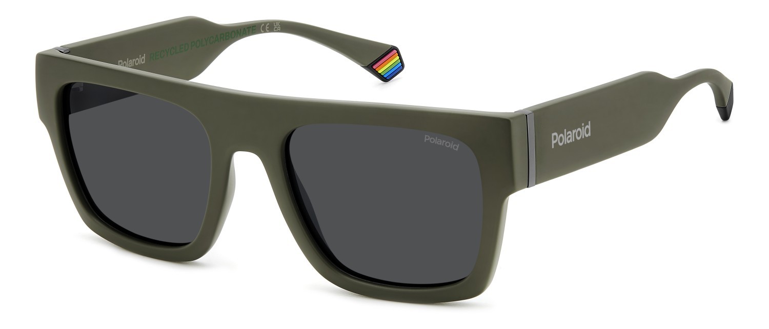 Sonnenbrillen Polaroid Pld 6224/S 207382 3Y5 M9 farbe khaki form rechteckig gläser grey polarized