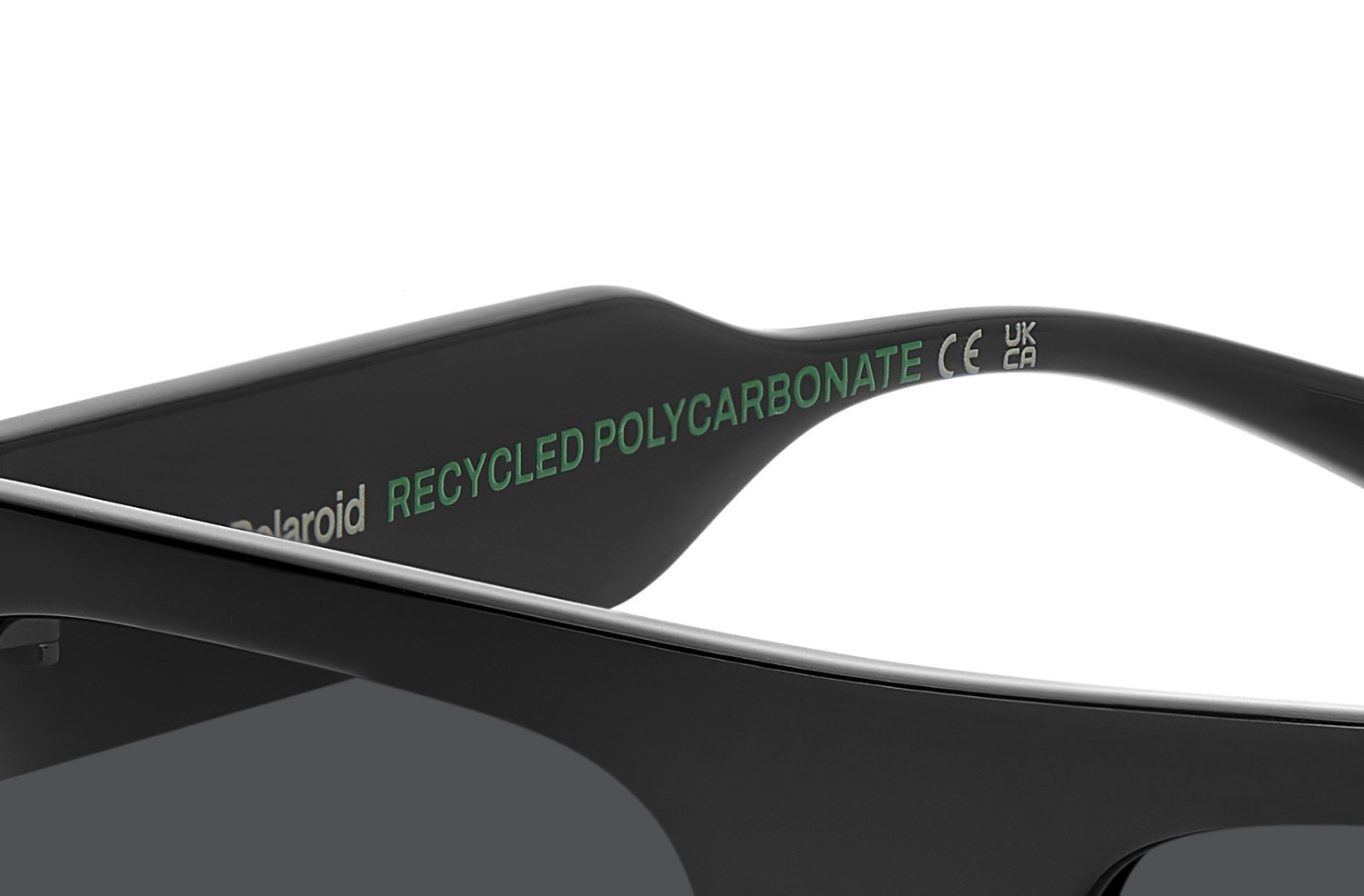Sunglasses Polaroid Pld 6224/S 207382 807 M9 color black shape rectangle lenses grey polarized