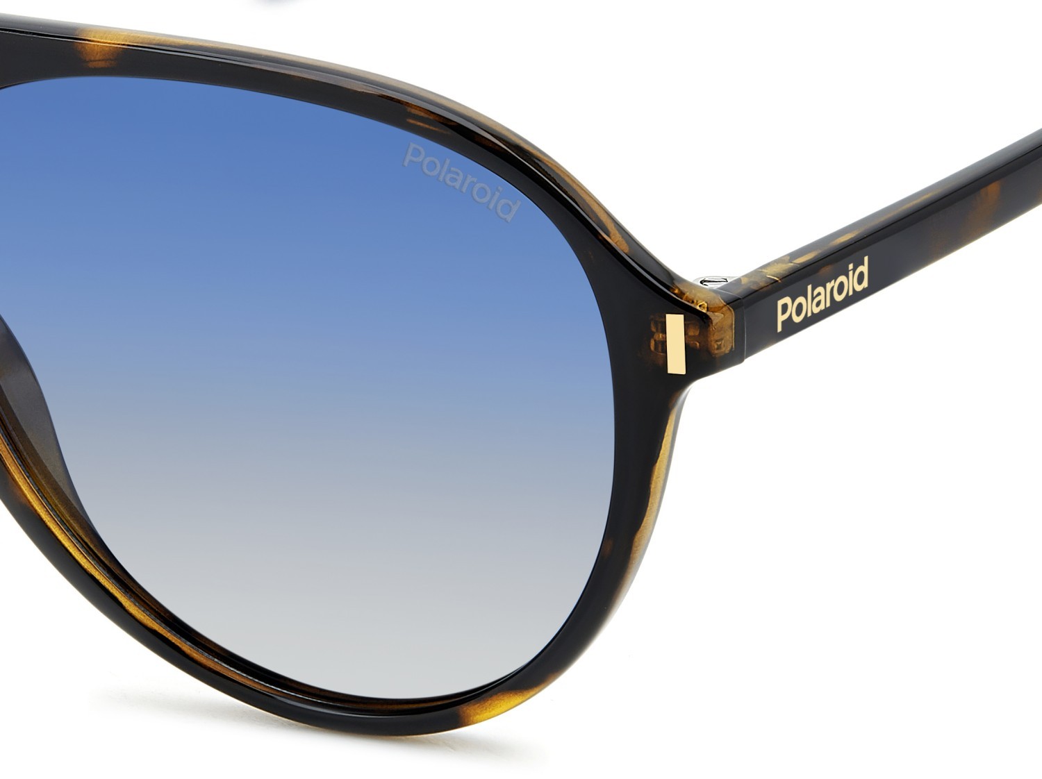 Sunglasses Polaroid Pld 6225/S 207383 086 Z7 color havana shape aviator lenses blue shaded polarized