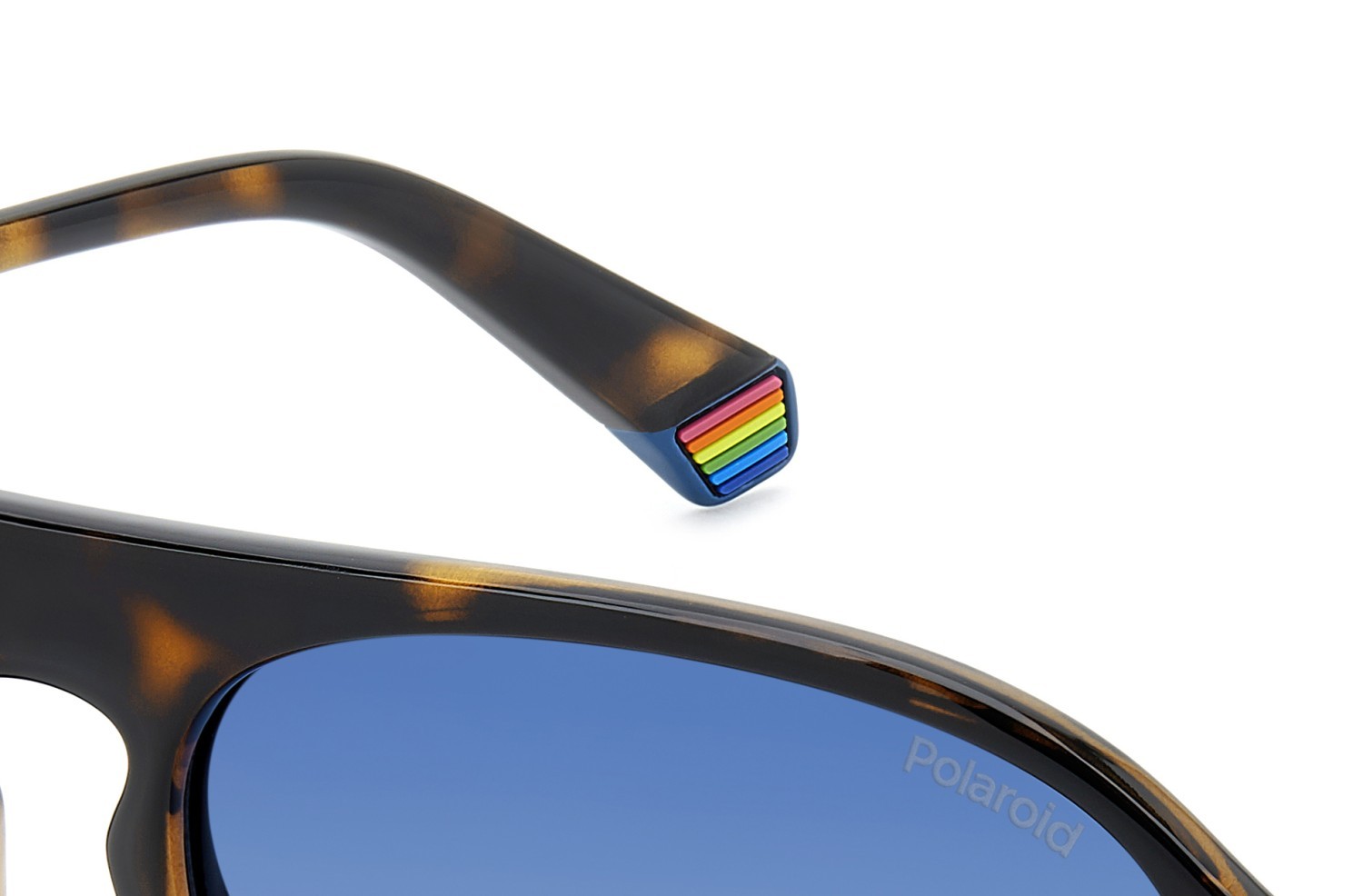 Sunglasses Polaroid Pld 6225/S 207383 086 Z7 color havana shape aviator lenses blue shaded polarized