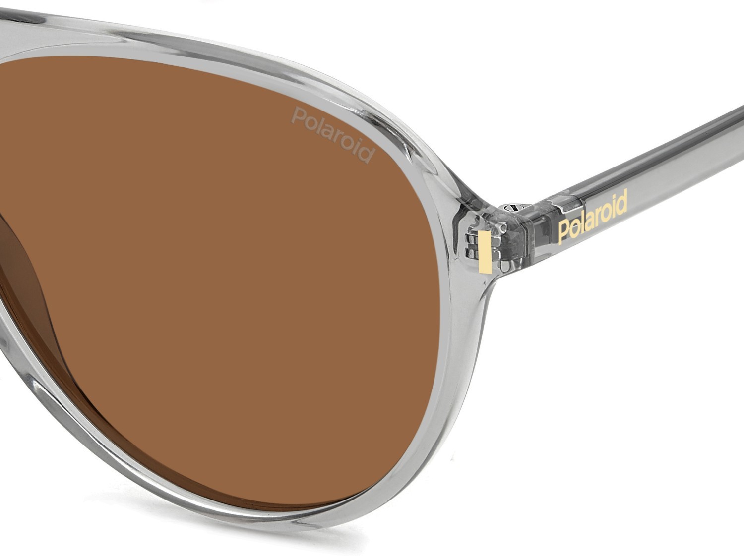 Sunglasses Polaroid Pld 6225/S 207383 KB7 HE color grey shape aviator lenses copper polarized