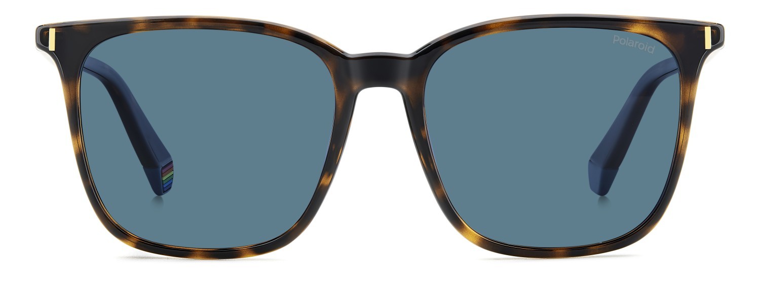 Sunglasses Polaroid Pld 6226/S 207384 086 C3 color havana shape rectangle lenses blue polarized
