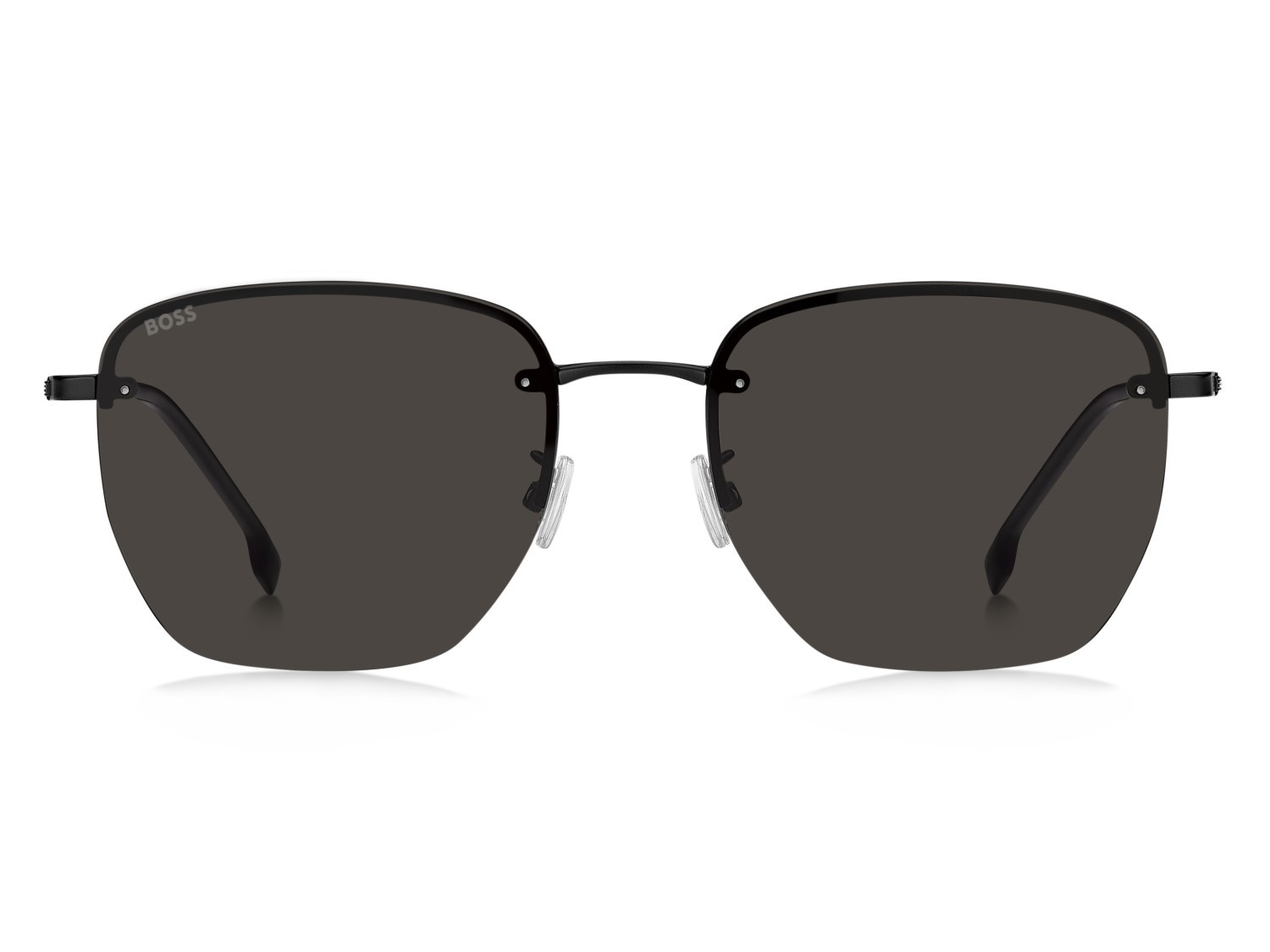 Sonnenbrillen Hugo Boss 1712/F 207405 003 IR farbe matte black form rechteckig gläser grey