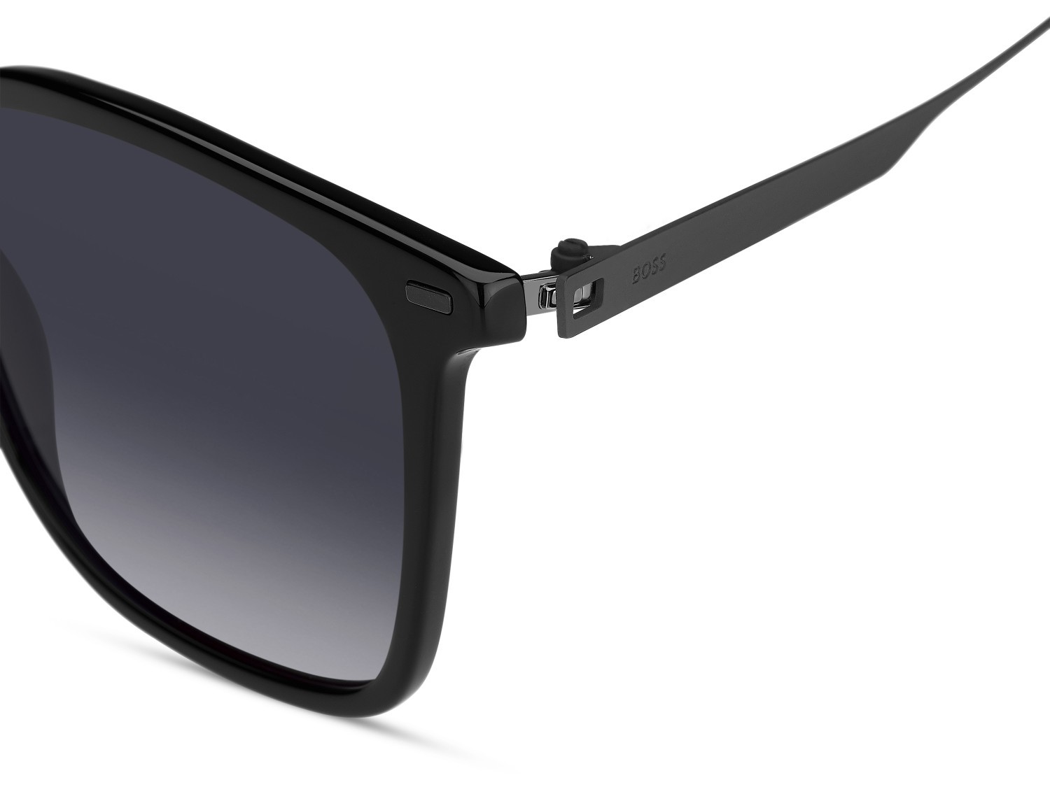 Sonnenbrillen Hugo Boss 1694/S 207406 807 9O farbe black form rechteckig gläser dark grey shaded