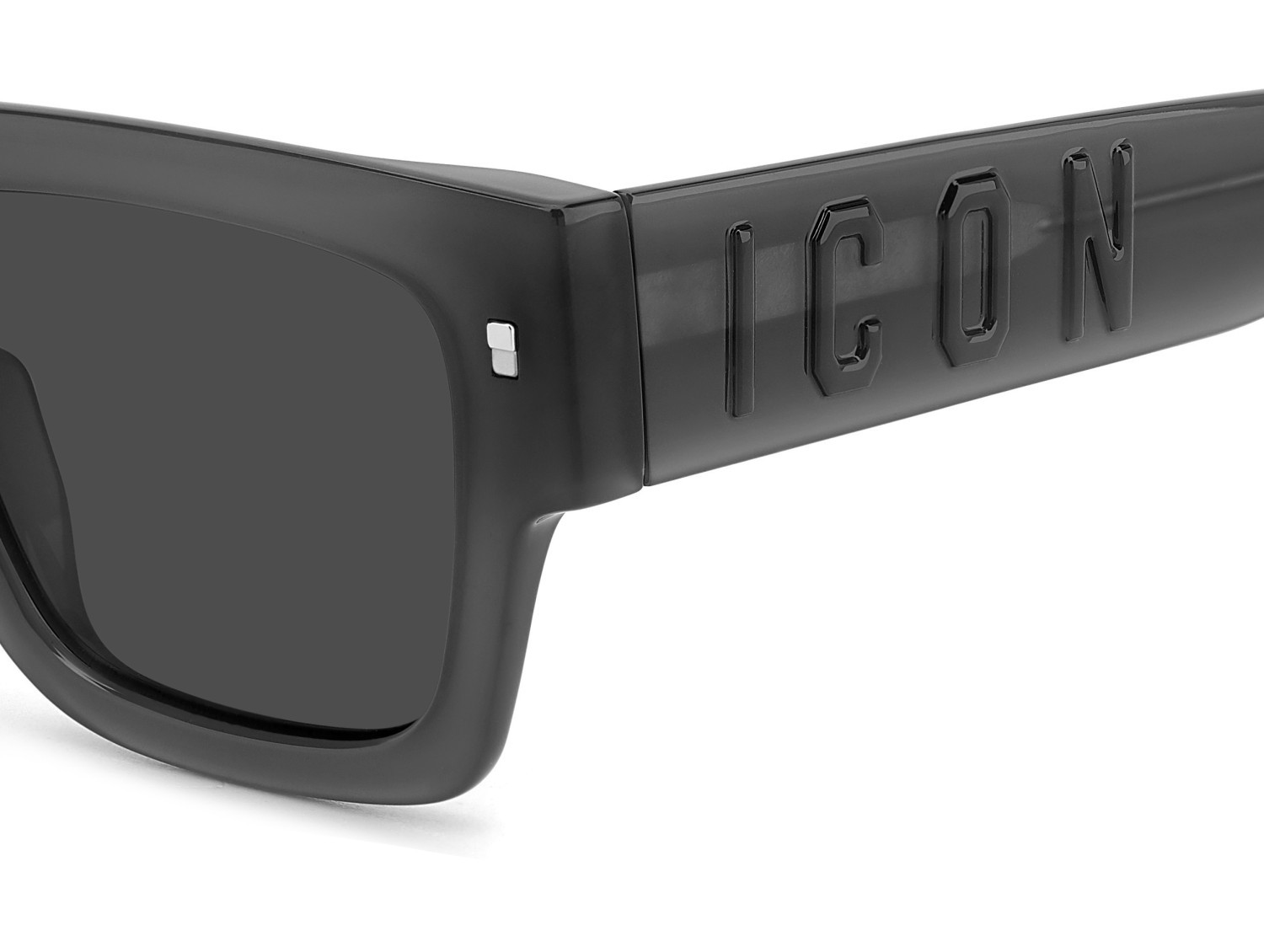 Sonnenbrillen Dsquared2 Icon 0021/S 207426 KB7 IR farbe grey form rechteckig gläser grey