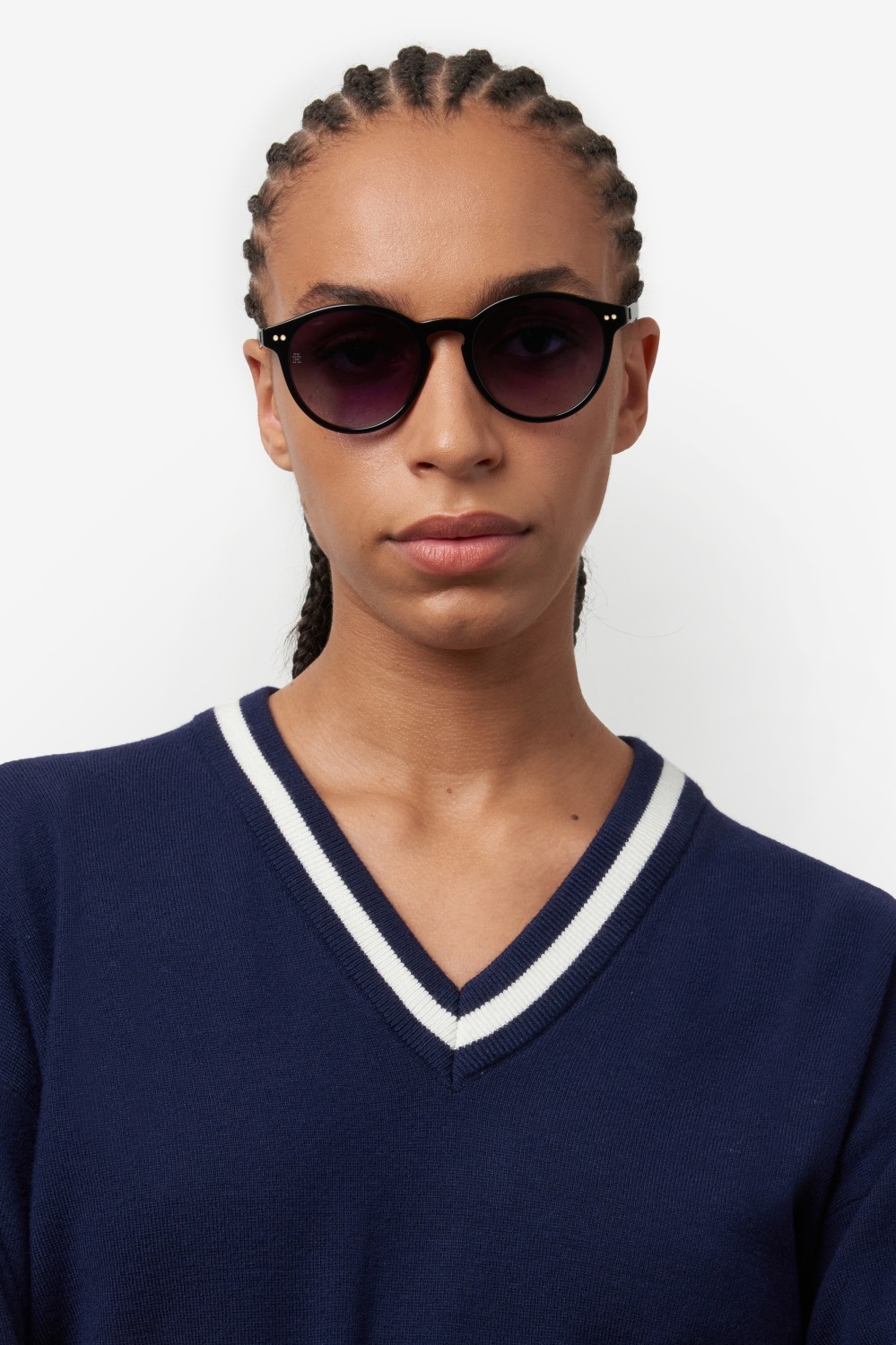 Sonnenbrillen Tommy Hilfiger Th 2159/S 207434 807 9O farbe black form pantos gläser dark grey shaded