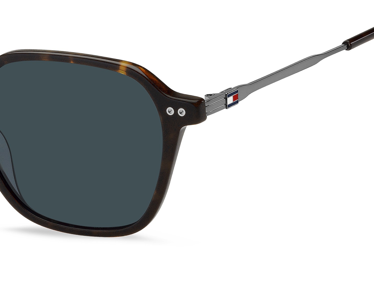 Sonnenbrillen Tommy Hilfiger Th 2132/S 207435 086 KU farbe havana form rechteckig gläser blue