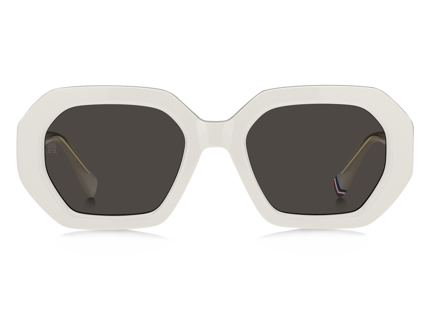 Sonnenbrillen Tommy Hilfiger Th 2155/S 207464 SZJ IR farbe ivory form rechteckig gläser grey