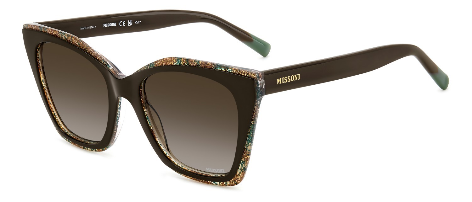Occhiali da sole Missoni Mis 0188/S 207537 09Q HA colore brown forma rettangolare lenti brown shaded