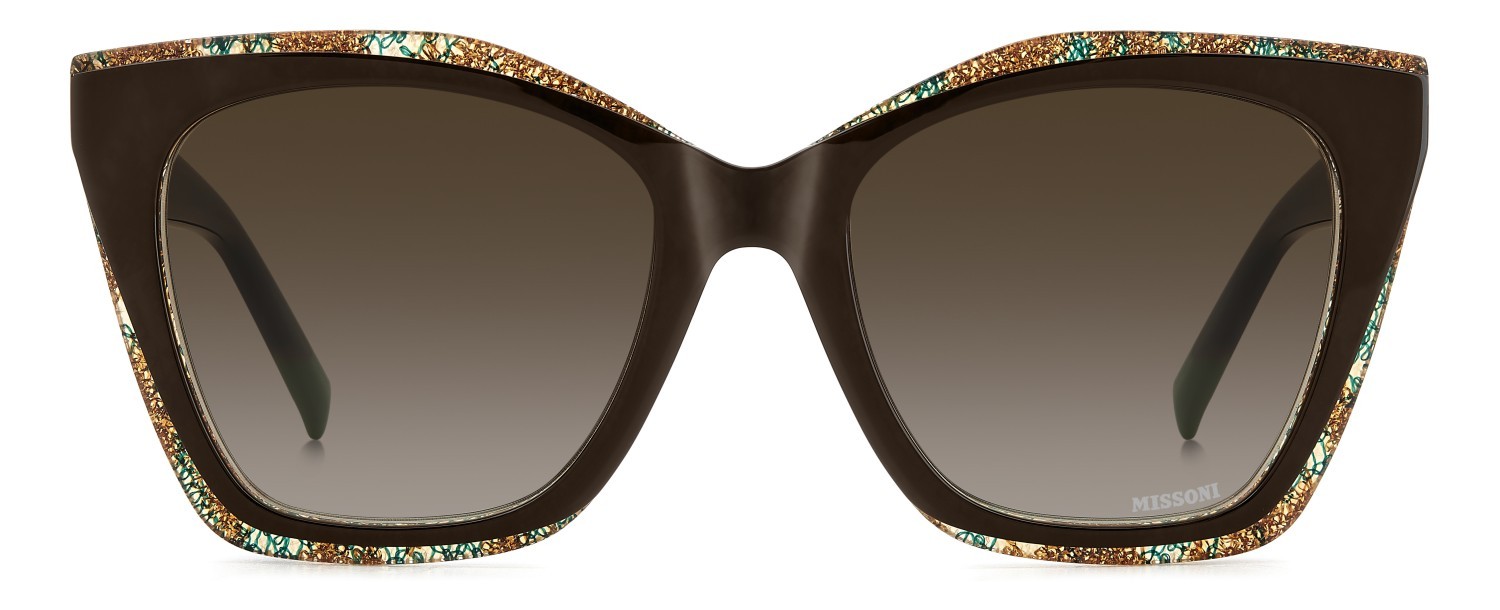 Occhiali da sole Missoni Mis 0188/S 207537 09Q HA colore brown forma rettangolare lenti brown shaded