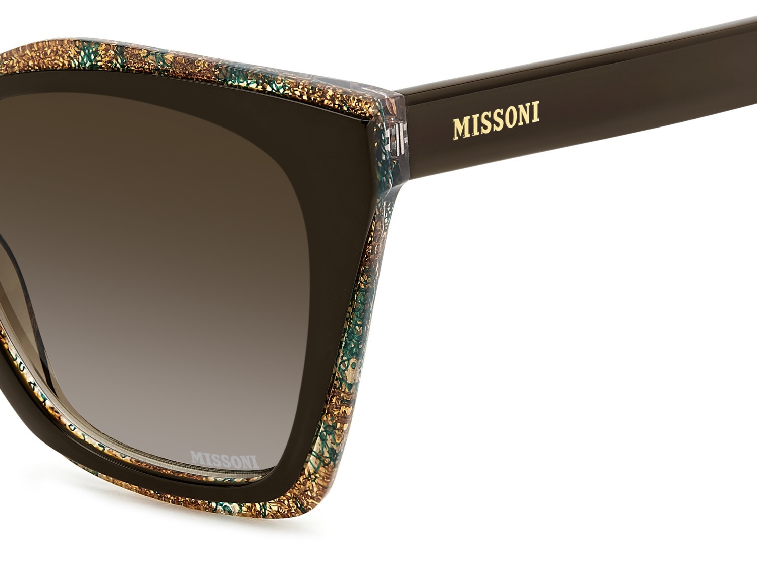 Occhiali da sole Missoni Mis 0188/S 207537 09Q HA colore brown forma rettangolare lenti brown shaded