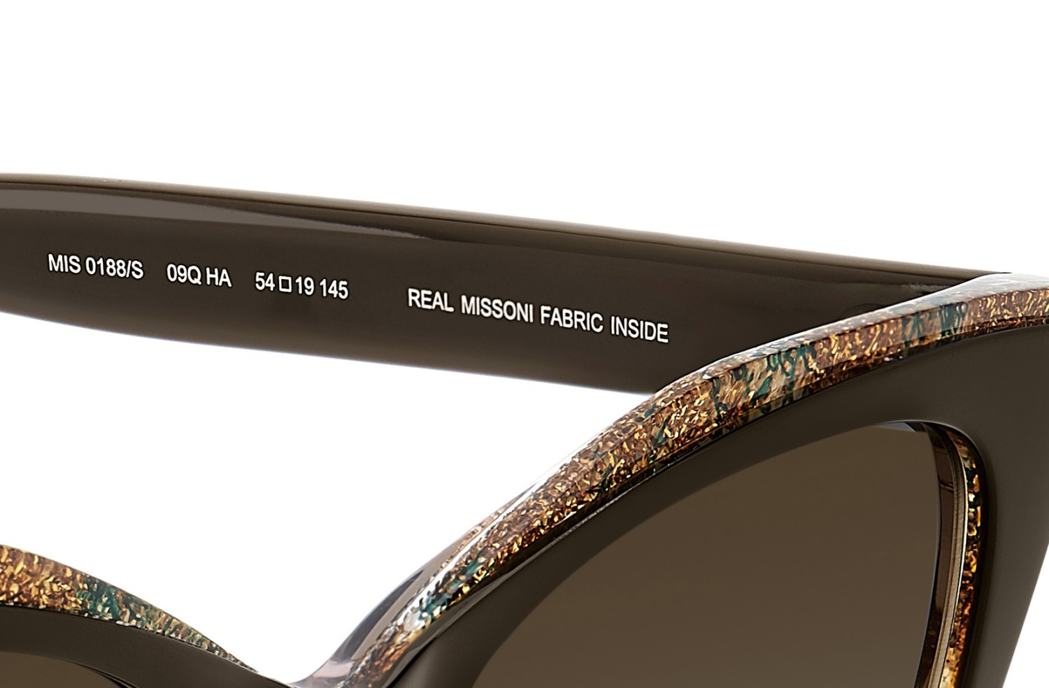 Occhiali da sole Missoni Mis 0188/S 207537 09Q HA colore brown forma rettangolare lenti brown shaded