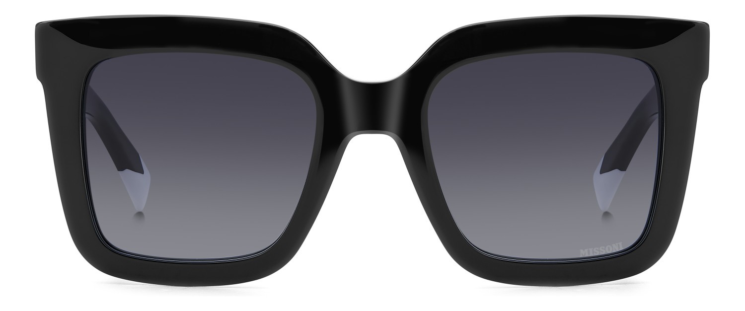 Occhiali da sole Missoni Mis 0192/S 207539 807 9O colore black forma quadrato lenti dark grey shaded