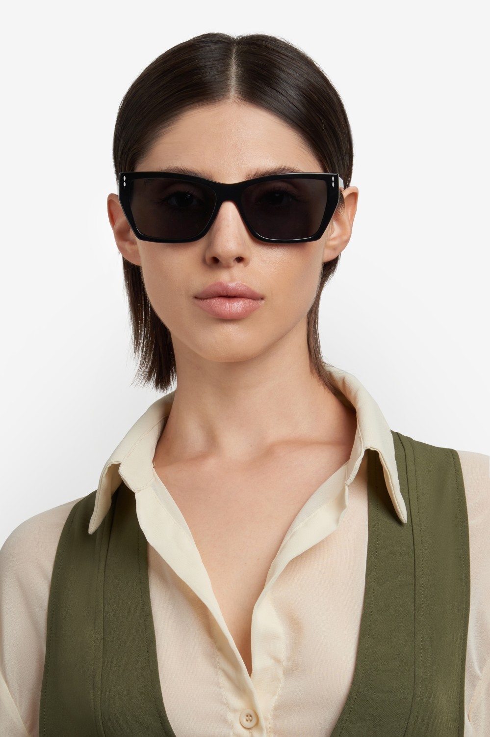 Sonnenbrillen Isabel Marant Im 0197/S 207543 807 IR farbe black form rechteckig gläser grey