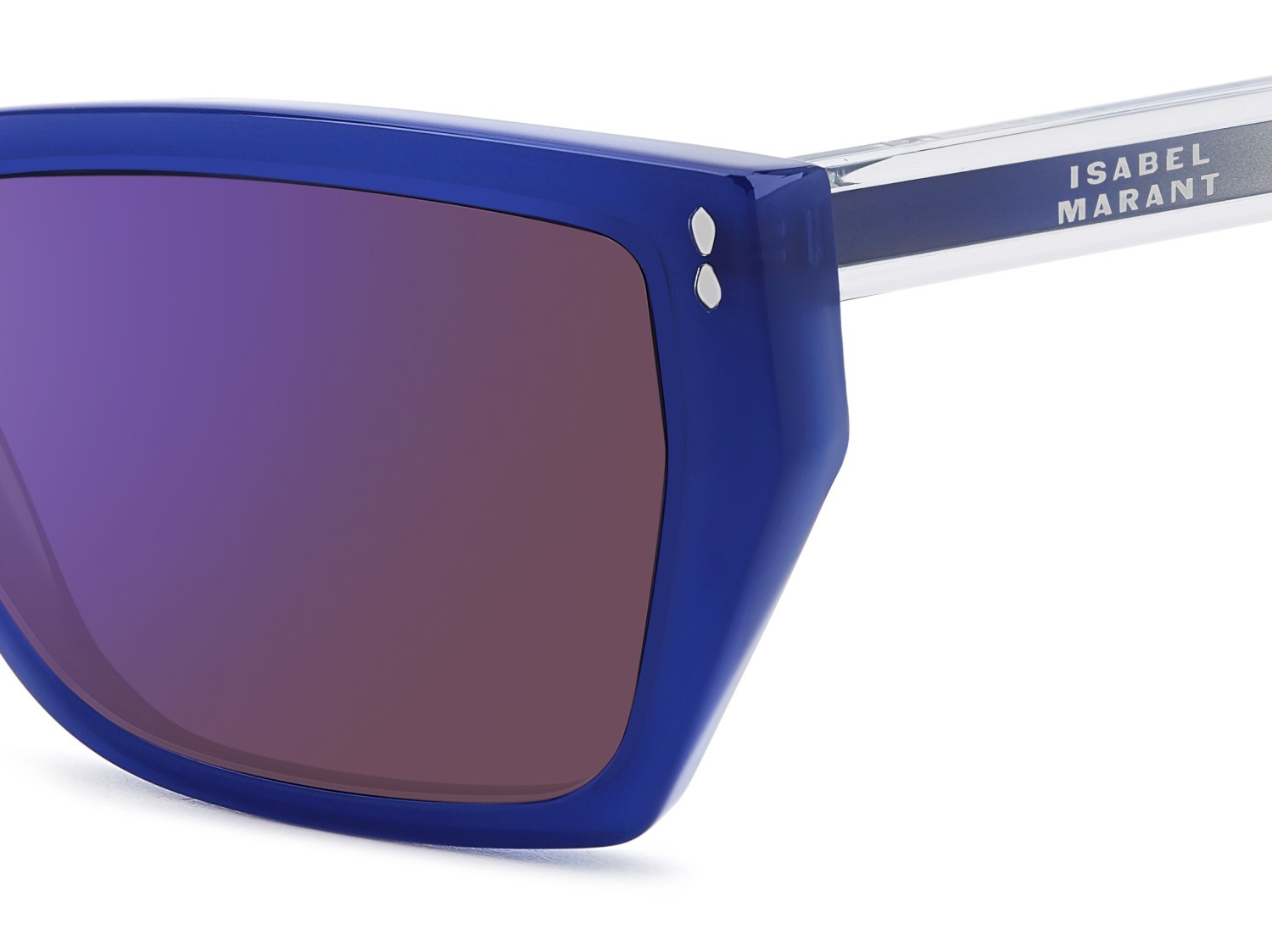 Sonnenbrillen Isabel Marant Im 0197/S 207543 PJP TE farbe blue form rechteckig gläser multilayer violet