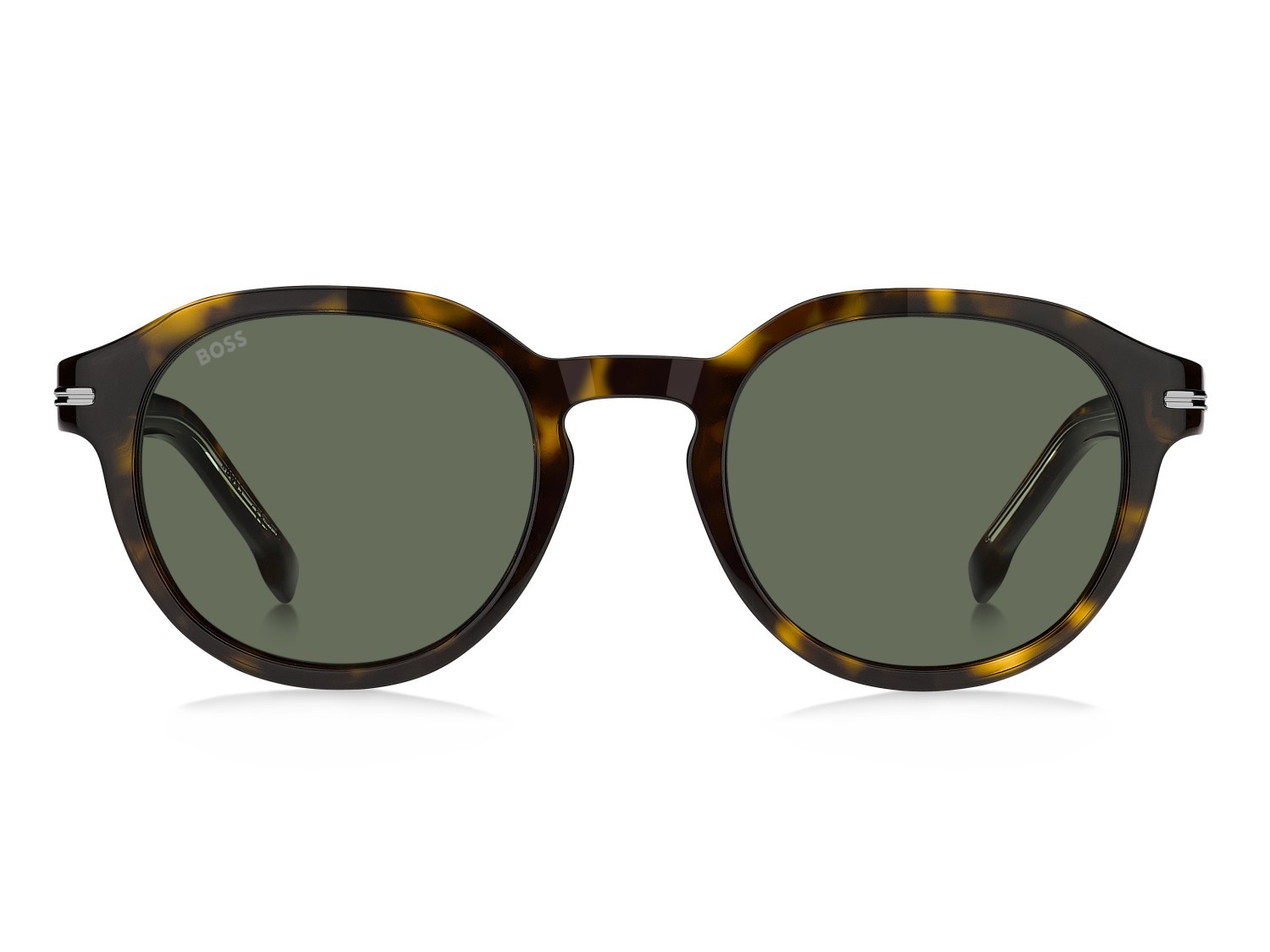 Occhiali da sole Hugo Boss 1721/S 207548 086 QT colore havana forma rettangolare lenti green