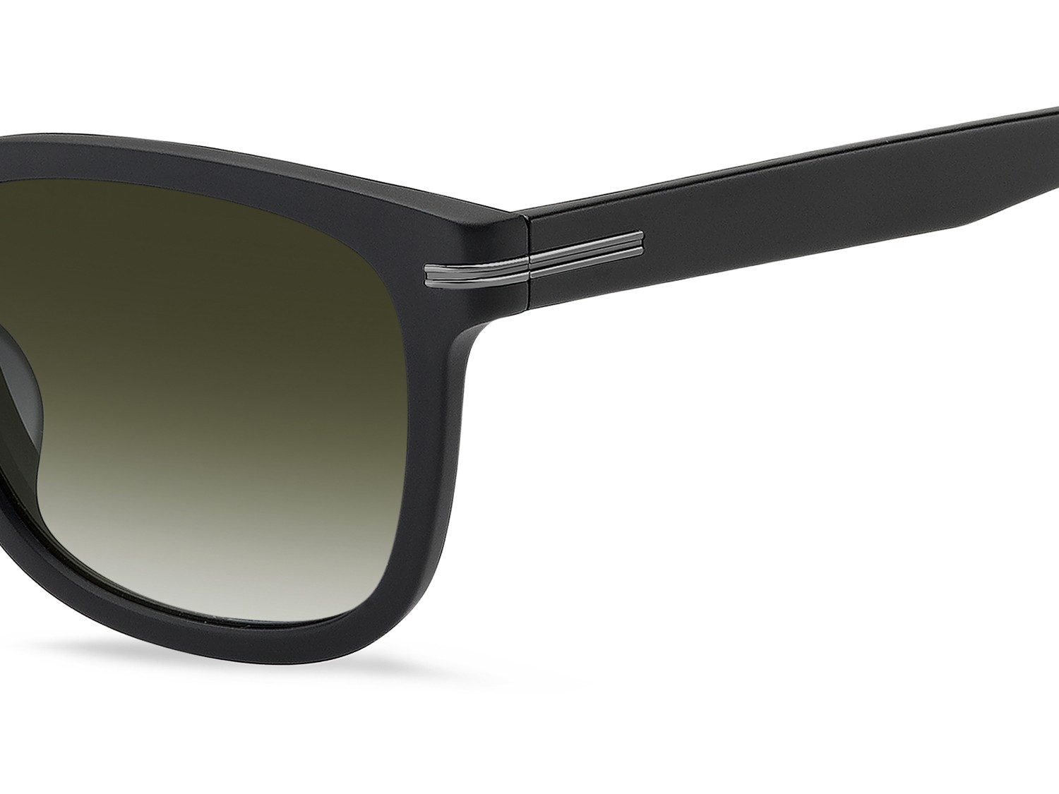 Sonnenbrillen Hugo Boss 1722/G 207549 003 9K farbe matte black form rechteckig gläser green shaded