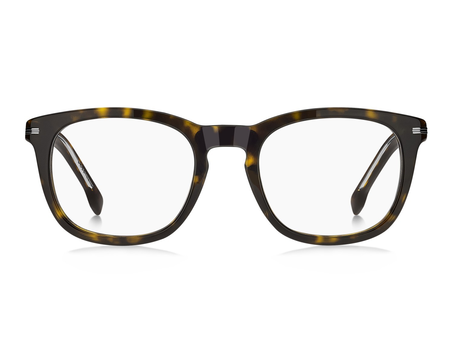 Eyeglasses Hugo Boss 1725/G 207550 WR7 color black havana shape rectangle lenses green shaded polarized