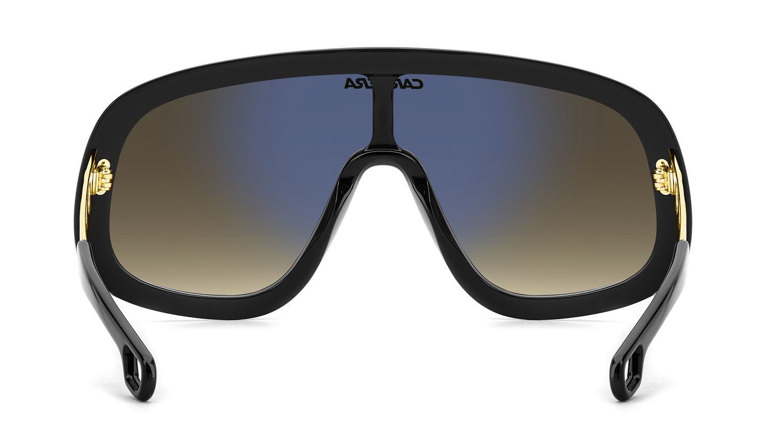 Sonnenbrillen Carrera Flaglab 17 207556 (2M2 86) farbe black gold form maske gläser black brown green antireflex