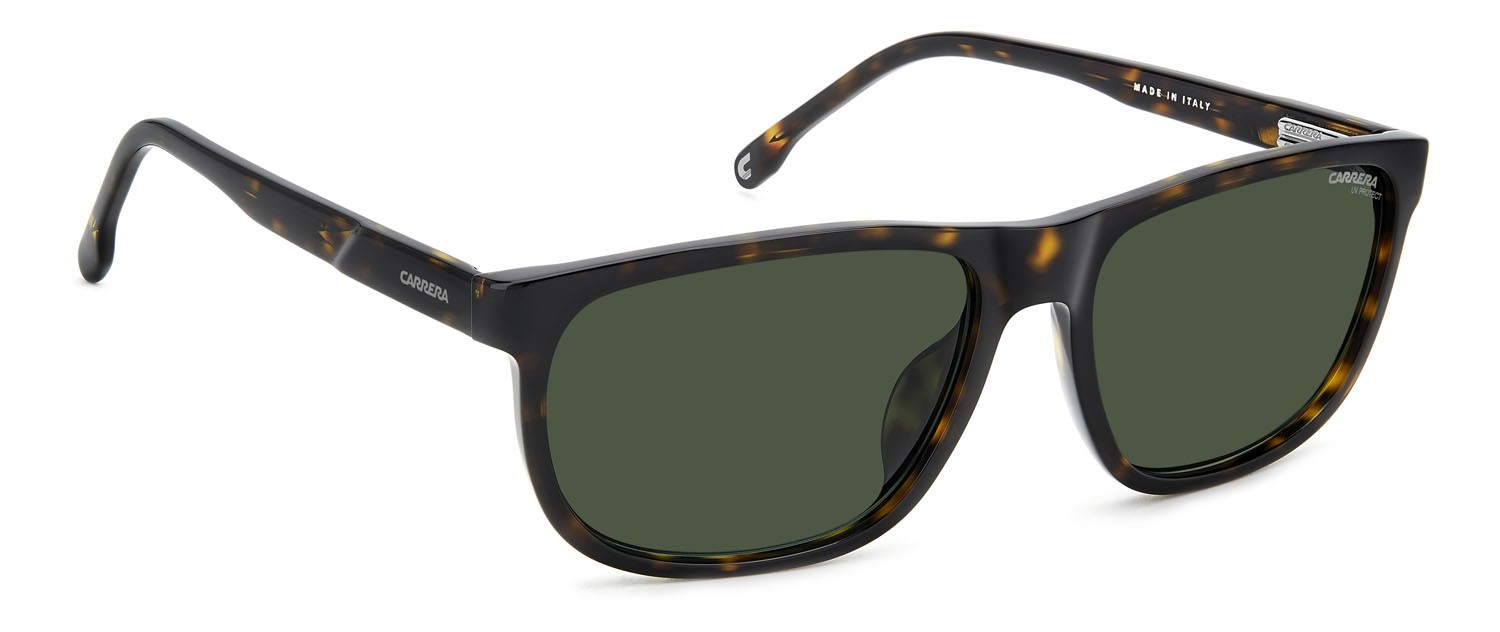 Sonnenbrillen Carrera C Flex 08/G 207562 (086 QT) farbe havana form rechteckig gläser green