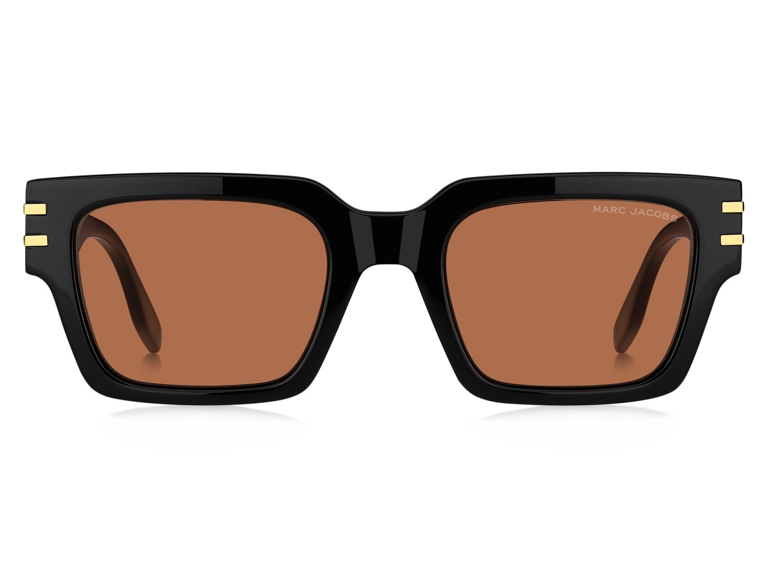 Sunglasses Marc Jacobs 787/S 207564 8LZ W7 color black orange shape rectangle lenses orange