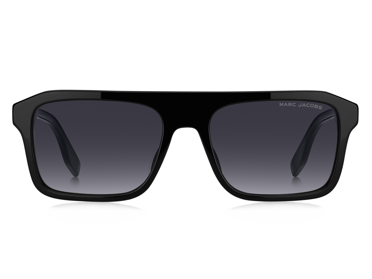 Occhiali da sole Marc Jacobs 789/S 207565 807 9O colore black forma rettangolare lenti dark grey shaded