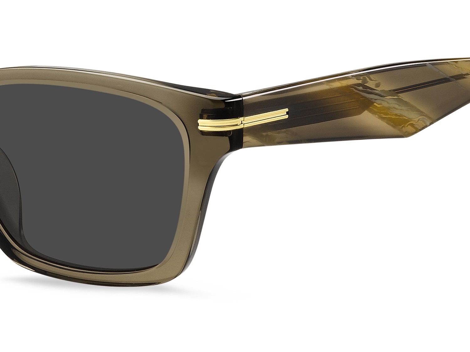 Occhiali da sole Hugo Boss 1739/F 207575 09Q IR colore brown forma rettangolare lenti grey